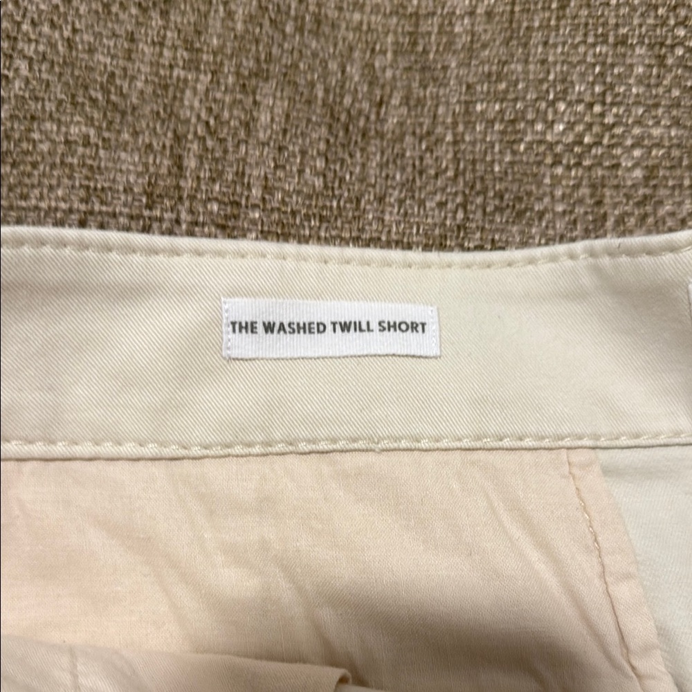 LOFT Tan Washed Twill Shorts - Picture 4 of 4